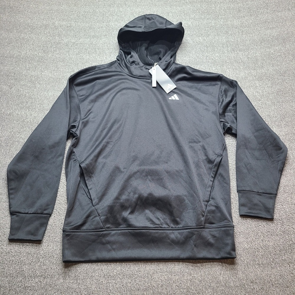 Adidas Aeroready Training Hoodie Women XS Black NEW IM2686 Sweatshirt‎